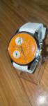 Cimier Sport Vintage Mens Orange Dial Chronograph