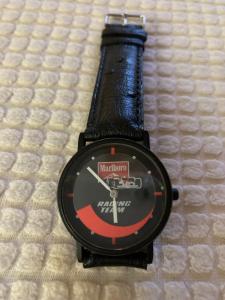 Marlboro Racing Team Vintage Watch with Ostrich Strap