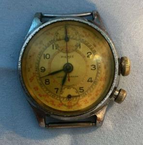 Pierce WWII Vintage Chronograph Mechanical Watch