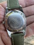 Vintage Swiss Jumbo Broad Arrow Dive Watch