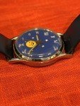 Swiss Mechanical Vintage Watch with Rare Blue Band
