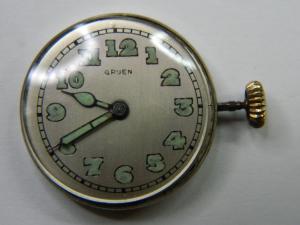 Vintage Gruen WW1 Art Deco Men's Watch