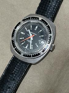 1970s Waltham Stainless Steel Dive Watch
