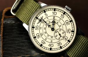 Soviet Military Pilot Wings Vintage Mechanical Watch
