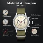Sea-Gull 1963 Pilot Mechanical Chronograph Wristwatch