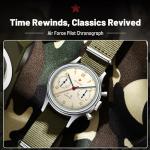 Sea-Gull 1963 Pilot Mechanical Chronograph Wristwatch