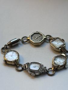 Five Stylish Ladies Cocktail Watches with Bracelets