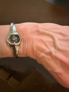 Anne Klein Petite Silver Cocktail Watch for Women