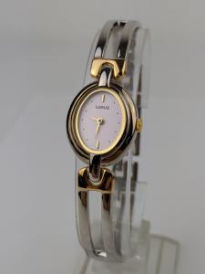 Lorus Two Tone Ladies Cocktail Watch with Pink Dial