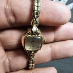Wadsworth Ladies Vintage Cocktail Watch 10k RGP