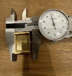 Rare Catena Swiss Gold Electroplated Mechanical Tank Watch