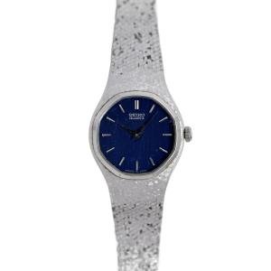 Seiko Ladies Vintage 1980's Quartz Watch Blue Dial