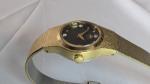 Seiko Vintage Gold and Black Cocktail Watch