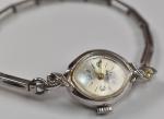 Elgin Swiss Silver Tone Vintage Cocktail Watch