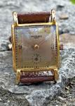 Hermes Paris Art Deco 18k Gold Filled Watch