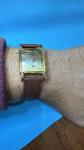 Hermes Paris Art Deco 18k Gold Filled Watch