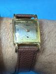 Hermes Paris Art Deco 18k Gold Filled Watch