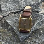 Hermes Paris Art Deco 18k Gold Filled Watch