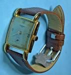 Hermes Paris Art Deco 18k Gold Filled Watch