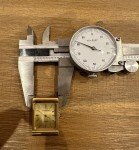 Rare Catena Swiss Gold Electroplated Mechanical Tank Watch