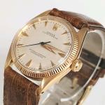 18k Gold Rolex Oyster Perpetual Vintage Watch 31MM