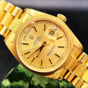 Rolex President 18K Gold 18078 Men's Watch