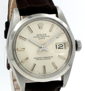 Men's Vintage Rolex Oyster Perpetual Date 34mm Watch