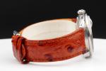 Rolex Date 1501 Vintage Men's Watch with Brown Leather Band