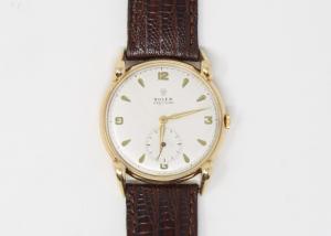 1946 Vintage Rolex 4332 Manual 18K Gold Watch