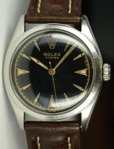 1953 Rolex Oyster 6022 Black Dial Vintage Watch