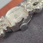 Exim Women's Vintage Cocktail Swiss Watch with Rhinestones