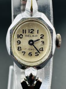Vintage Belair Silver Tone Women's Mechanical Watch