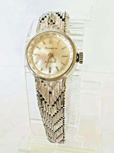 Memphis Ladies Sterling Silver Cocktail Mechanical Watch