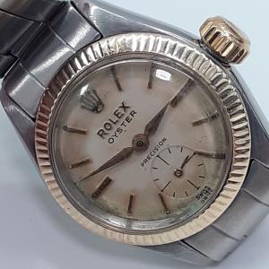 Rolex Oyster Precision Two-Tone Manual Watch 1956