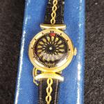 Ernest Borel Kaleidoscope Dial Gold Plated Watch