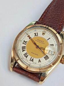 1960s Rolex Oysterdate 6694 Gold Tone Watch