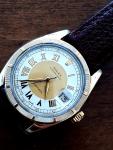 1960s Rolex Oysterdate 6694 Gold Tone Watch