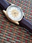 1960s Rolex Oysterdate 6694 Gold Tone Watch