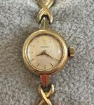 Vintage Omega Cocktail Petite Women's Watch 14K Gold