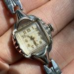 Vintage Bulova Stainless Steel Ladies Cocktail Watch