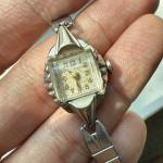 Vintage Bulova Stainless Steel Ladies Cocktail Watch