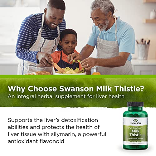 Milk Thistle 500mg - 100 Caps for Liver Health