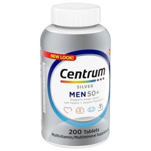 Centrum Silver Men's 50+ Multivitamin - 200 Tablets