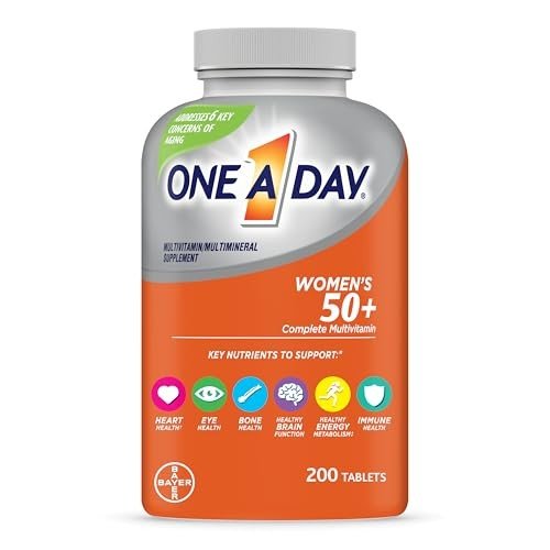 One A Day Women’s 50+ Multivitamins, 200 Count