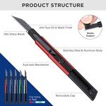 WORKPRO Heavy-Duty Retractable Utility Knife Set