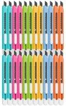 24-Pack Colorful Retractable Snap-Off Utility Knives