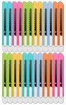 24-Pack Colorful Retractable Snap-Off Utility Knives