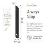 24-Pack Colorful Retractable Snap-Off Utility Knives