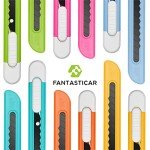 24-Pack Colorful Retractable Snap-Off Utility Knives