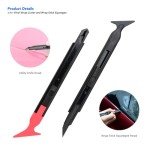 Vinyl Wrap Cutter Knife and Squeegee Set